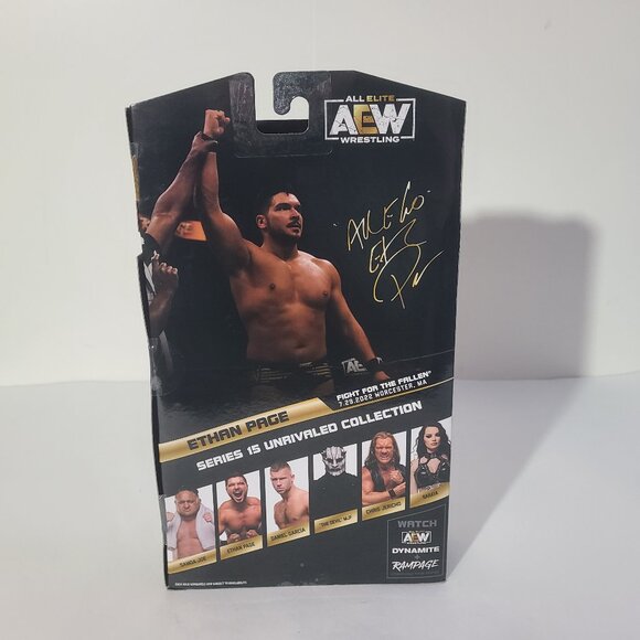 AEW Unrivaled Series 15 Ethan Page Action Figure Rare 1 of 3000 Chase MOC New - Picture 3 of 5